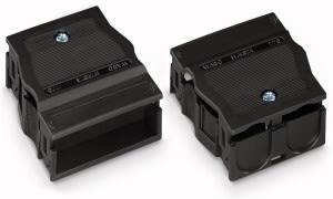 WAGO - Strekkavl. Hus 4p Svart -