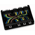 WAGO - Distribusjonsboks tom Svart -