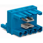 WAGO - Fordel h 5p 1inn/2ut u/Lås Blå -