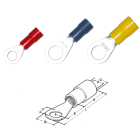 Haupa - Isolert ringkabelsko 1,5-2,5mm² M10, blå