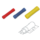Haupa - Isolert skjøtehylse 4,0-6,0mm², gul