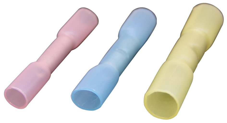 Haupa - Isolert og varmekrympbar skjøtehylse 4,0-6,0mm², gul