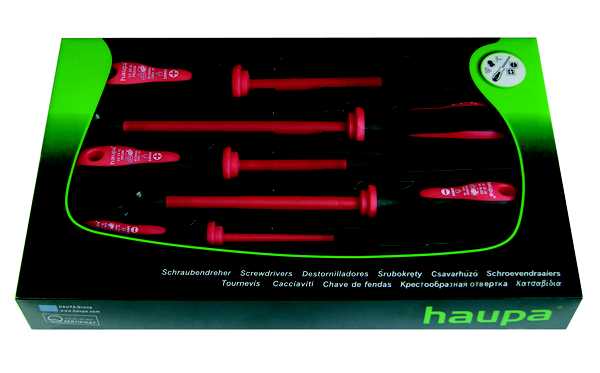 Haupa - Skrutrekkersett 1000V 6stk