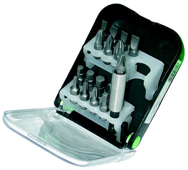 Haupa - Bitssett rett/stjerne/unbraco/torx