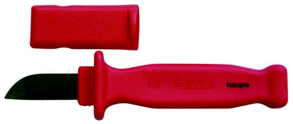 Haupa - Kniv for 1000V, rett blad 50mm