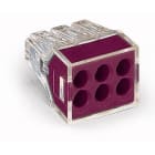WAGO - PUSH WIRE®-kopling for fordelingsbokser;for massive og tvinnede ledere;maks. 2,5 mm²;flerfarget