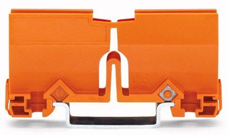 WAGO - Montasjebærer;773-Serien - 2,5 mm² / 4 mm² / 6 mm²;for DIN-35 skinne- / skrue montering;oransje