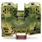 WAGO - 2-leder jordklemme;35 mm²;laterale merkespor;grønn-gul