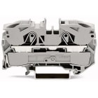 WAGO - 2-leder gjennomgående rekkeklemme;16 mm²;egnet for Ex e II anvendelser;grå