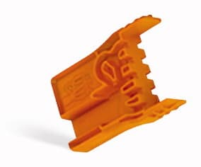 WAGO - Koplingshjelpemiddel;2- til 5-polet;plastikk;oransje