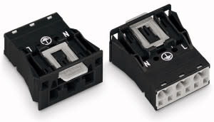 WAGO - Pluggbar plugg;3-polet;Kod. B;grå