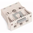 WAGO - Pluggbar plugg;med direkte jordingskontakt;3-polet;hvit