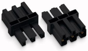 WAGO - Mellomkopling;3-polet;Kod. A;hvit