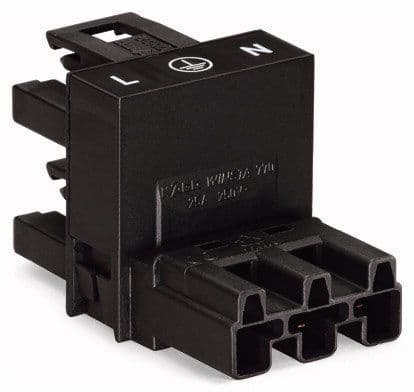 WAGO - h-fordelingskopling;3-polet;Kod. A;hvit