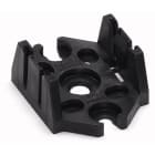 WAGO - Montasjeplate;3-polet;for fordelingskoblinger;hvit