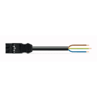 WAGO - Kabel 3m 3x1,5 Plugg/Åpen Sv