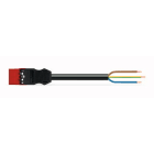 WAGO - Kabel 5m 3x1,5 Rød-Plugg/Åpen -