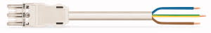WAGO - Kabel 2m 3x2,5 Sokkel/Åpen Hv -