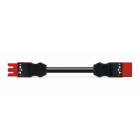 WAGO - Kabel 1m 3x2,5 Rød-Sokkel/Plug -