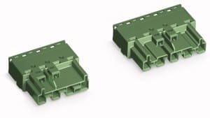 WAGO - Plugg 4p u/ Strekkavl.hus Grø -