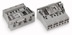 WAGO - Plugg Snap-in 4p Grå -