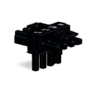 WAGO - Fordel. T 4p 1inn/2ut u/Lås Hv -