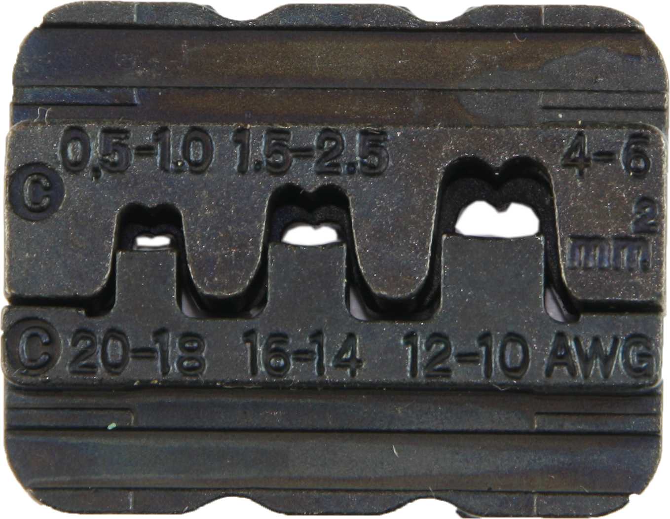 Abiko - Pressbakke for rullpress 0,5-6mm²