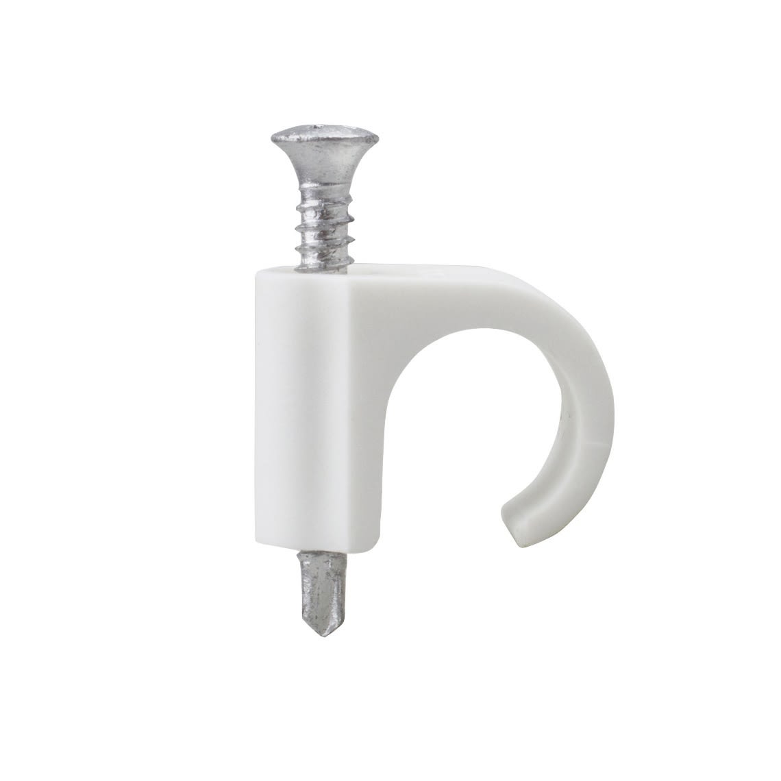 Castor - Plastklips  klammer med selvborende skrue SSC 18-22mm grå