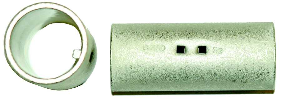 Abiko - Press-skjøtehylse, Cu 25mm²