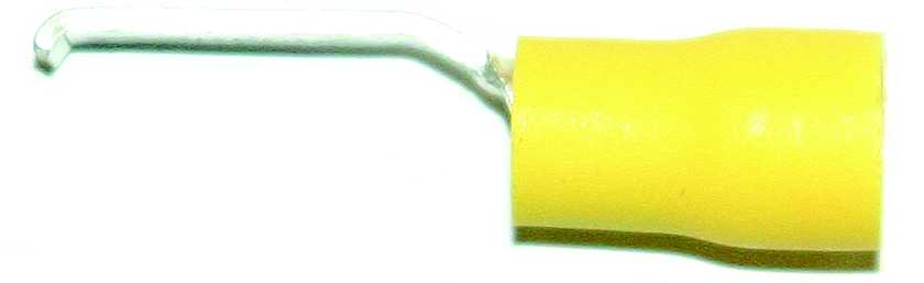 Abiko - Bladkabelsko med bøy 1,5mm², rød
