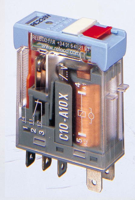 Releco - MINIATYRRELE C10A10BX24AD 24V  AC/DC 1V/10A RELECO