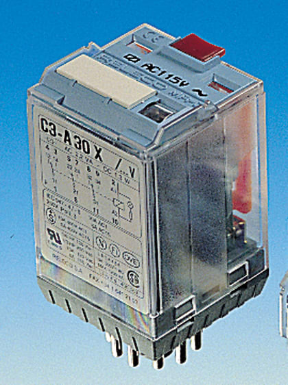 Releco - Industrirele 11-pins 3 polt