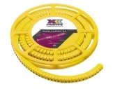Partex - Partex merkesystem PA2/4 GUL/250-SMAL RULLE (Y)