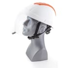 Rockman - Hjelm E-Mann 4000 Hvit Kl. 1 innebygd visir Rockman 22EMA11