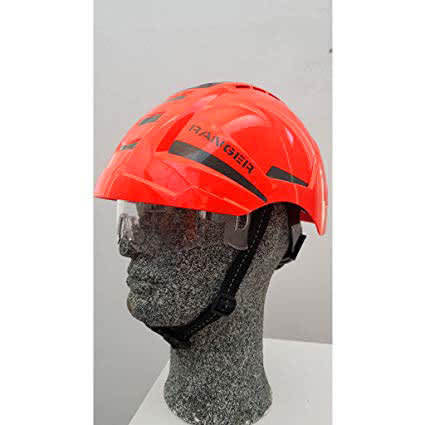 Rockman - Hjelm E-Ranger Rød Rockman 22RABE114000 innebygde vernebril