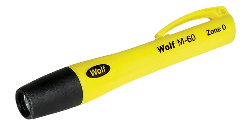 WOLF - EX-LYKT LED WOLF M60 MINILYKT INKL 2XLR1 BATT