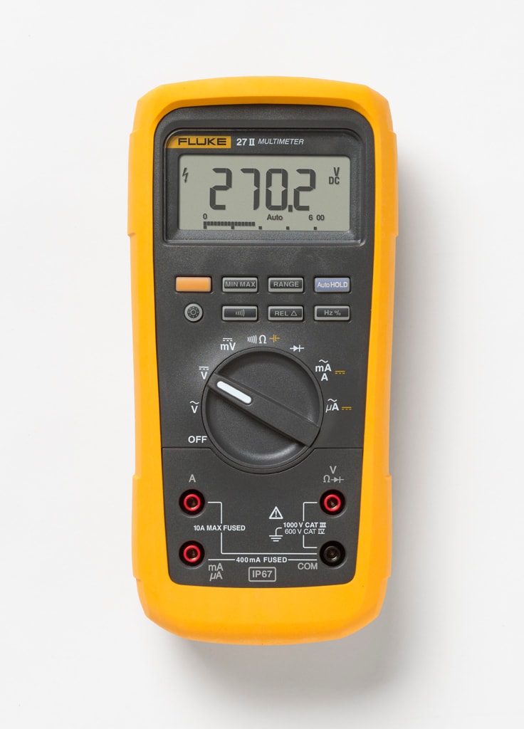 Fluke - Fluke 27 II robust, vanntett og støvtett multimeter