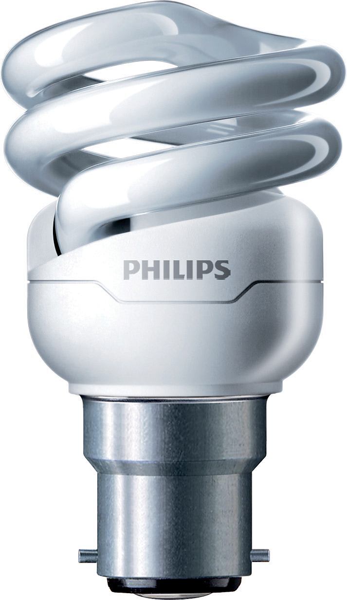 Philips - Tornado spiral 8W WW B22 220-
