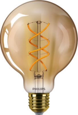 Philips - CLA LEDBulb SP ND 5-25W E27 GOLD G93 CL
