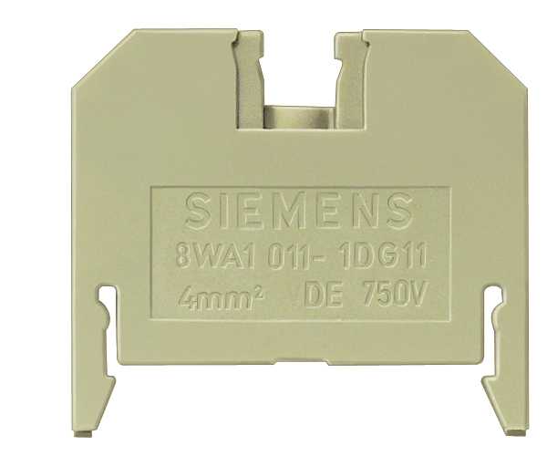 Siemens - REKKEKLEMME RØD 4MM2