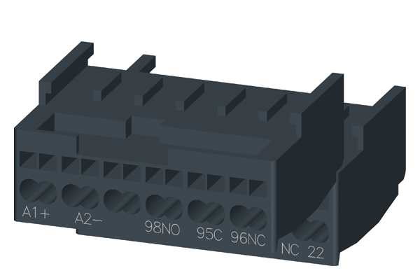 Siemens - Terminal med fjærklemmer 3RA62 Fjærklemmer,2 Terminal/pk