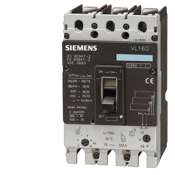 Siemens - 3VL3725-1EE46-0AA0 EFFEKTBR. 4P 250A VL250