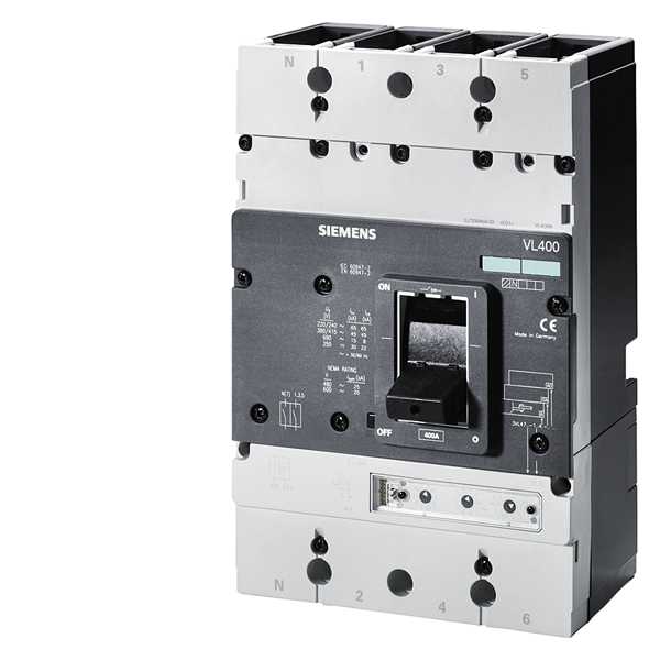 Siemens - 3VL4740-2EE46-0AA0 EFFEKTBR. 4P 400A VL400
