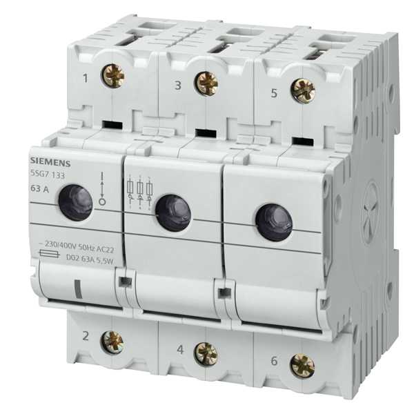 Siemens - MINIZED LASTBRYTER 3P 63A D02
