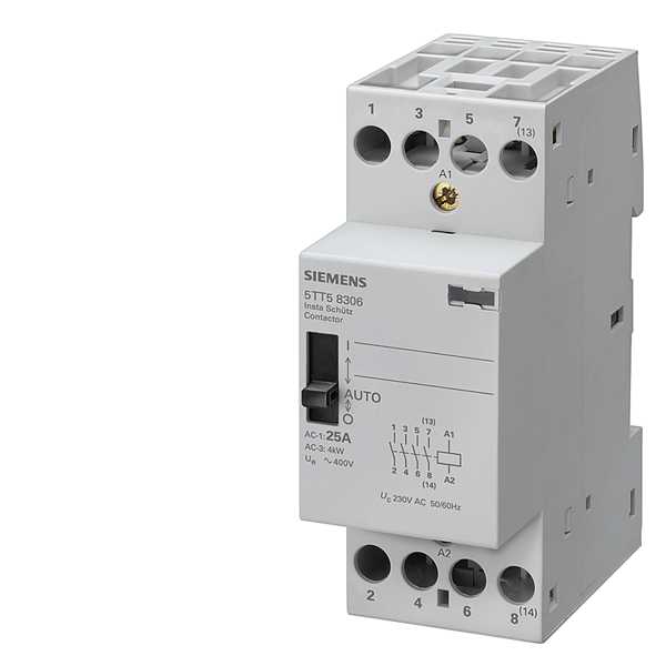 Siemens - KONTAKTOR 0/1/A 3NO+1NC 24V25A