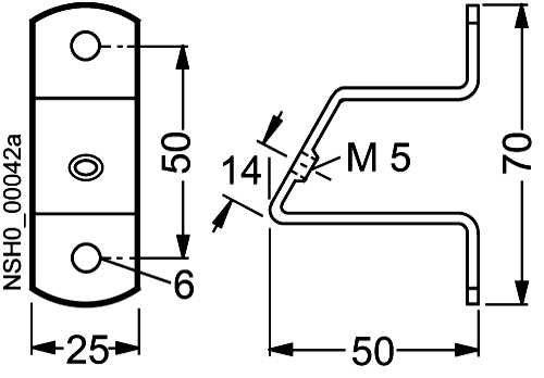 Siemens - FESTEVINKEL F.MONT.SKIN.