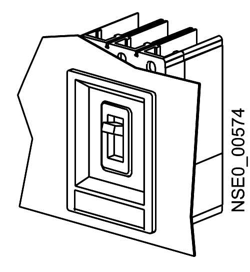 Siemens - 3VL9600-8BC00 DØRRAMME, IP30 FAST/PLUG-
