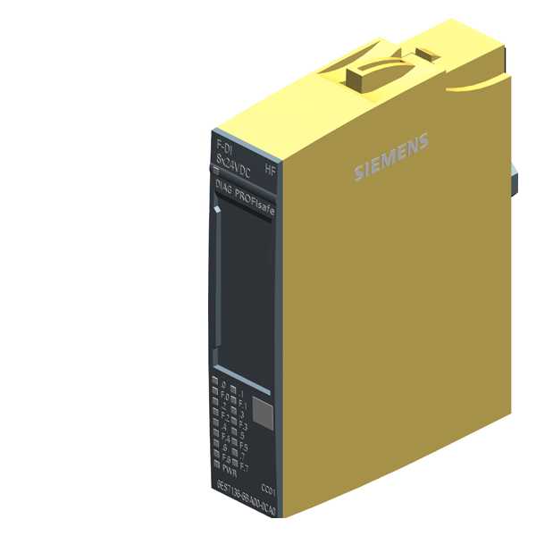 Siemens - ET 200SP, Failsafe digital inngangsmodul, 8 F-DI