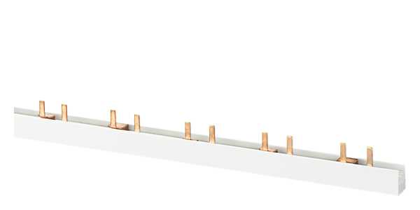 Siemens - Samleskinne, 4-fas for JFA 2-pol. L1-N-AS, L2-N-AS, L3-N-AS…..TN anlegg. Lengde 1 meter