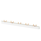 Siemens - Samleskinne, 4-fas for JFA 2-pol. L1-N-AS, L2-N-AS, L3-N-AS…..TN anlegg. Lengde 1 meter